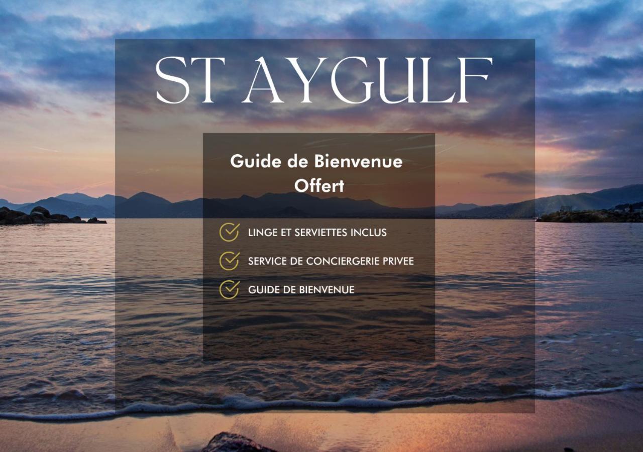 Studio Eclat Marine 3 Etoiles - Vue Mer - Parking-Clim-Plage A 20 Metres - Capitalchic Services Saint-Aygulf เฟรฌูส ภายนอก รูปภาพ
